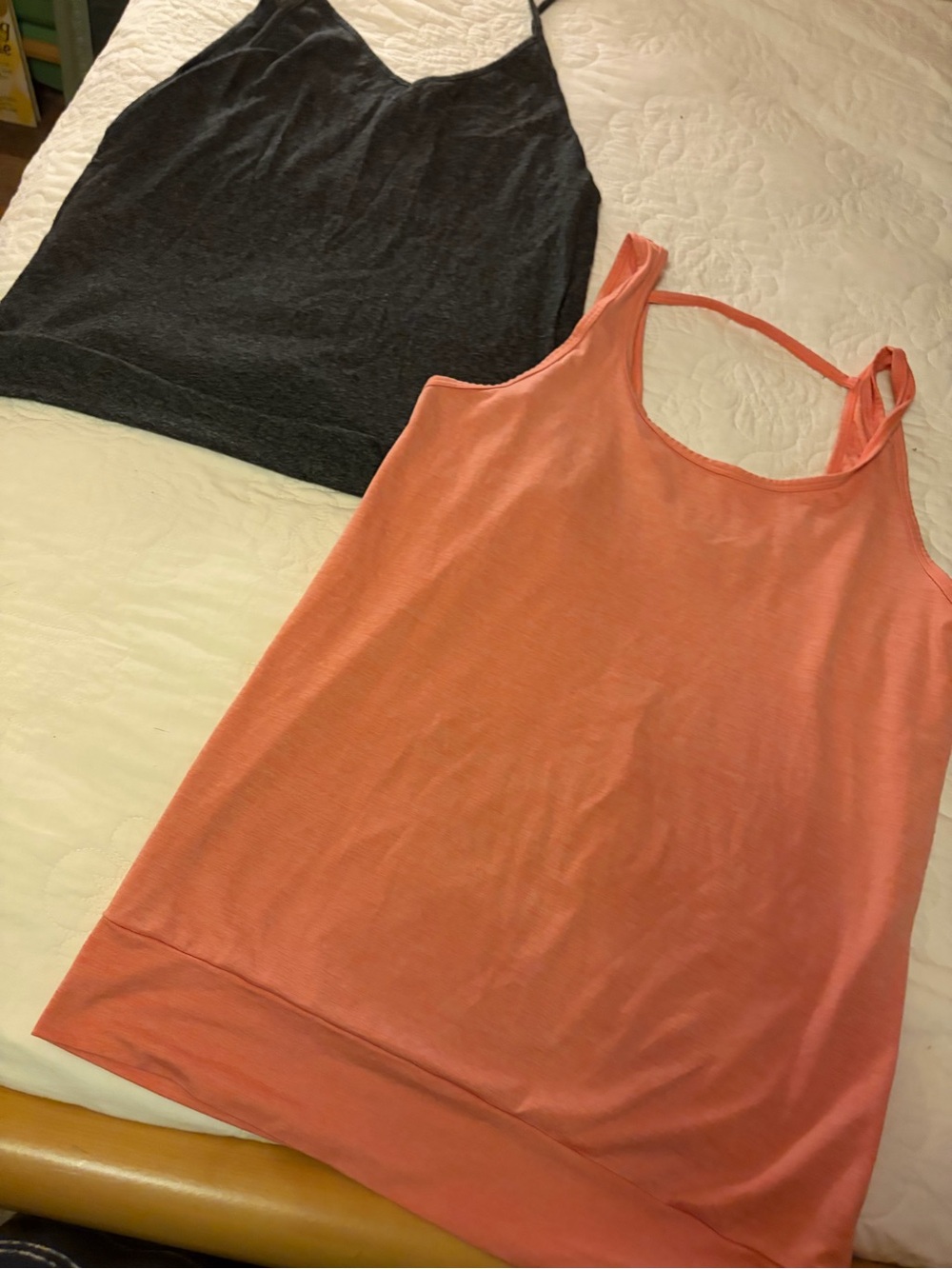 Charcoal Victoria’s Secret and champion tanks